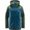 Vestes De Ski HAGLÖFS ELATION GTX JKT M DARK OCEAN/FJELL GRE 22 Bleu / Vert -Vêtements hiver Homme Soldes 9 97246 elation gtx jacket men dark ocean fjell gre 604655 4qp 01