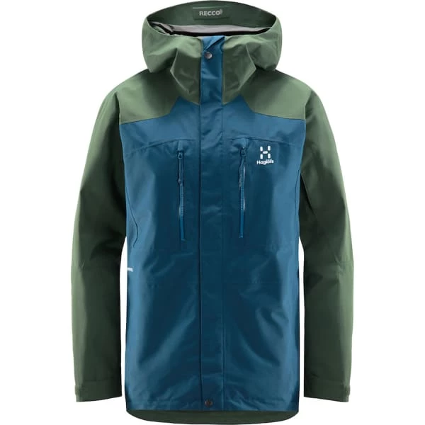 Vestes De Ski HAGLÖFS ELATION GTX JKT M DARK OCEAN/FJELL GRE 22 Bleu / Vert 3 Vestes De Ski HAGLÖFS ELATION GTX JKT M DARK OCEAN/FJELL GRE 22 Bleu / Vert