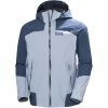 Vestes De Ski HELLY HANSEN VERGLAS 2L RIPSTOP SHELL JACKET DUSTY 21 Bleu