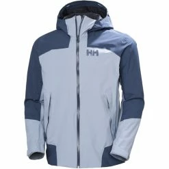 Vestes De Ski HELLY HANSEN VERGLAS 2L RIPSTOP SHELL JACKET DUSTY 21 Bleu