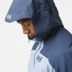 Vestes De Ski HELLY HANSEN VERGLAS 2L RIPSTOP SHELL JACKET DUSTY 21 Bleu -Vêtements hiver Homme Soldes 9 98253 verglas 2l ripstop shell jacket dusty 555 62687 555 05