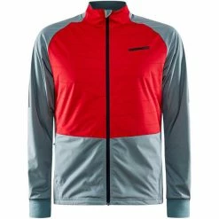 Vestes De Ski CRAFT ADV STORM JKT M TROOPER-LYCHEE 22 Gris / Rouge