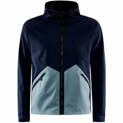 Vestes De Ski CRAFT GLIDE HOOD JKT M BLAZE-TROOPER 22 Bleu