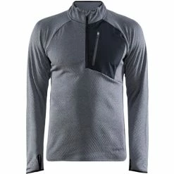 T-shirts Techniques CRAFT CORE TRIM THERMAL MIDLAYER M GREY 22 Gris