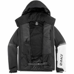 Vestes De Ski SALOMON RACE JKT M BLACK/WHITE 21 Noir 8 Vestes De Ski SALOMON RACE JKT M BLACK/WHITE 21 Noir -Vêtements hiver Homme Soldes 9 98359 race jkt m black white lc1436100 02