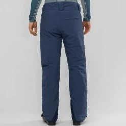 Pantalons De Ski SALOMON UNTRACKED PANT M NIGHT SKY/HEATHER 21 Bleu -Vêtements hiver Homme Soldes 9 98361 untracked pant m night sky heather lc1400300 03