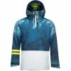 Vestes De Ski ROSSIGNOL EXCES RF ICE STONE 22 Blanc / Bleu -Vêtements hiver Homme Soldes 9 98474 exces rf ice stone rlkmj12 90h 01