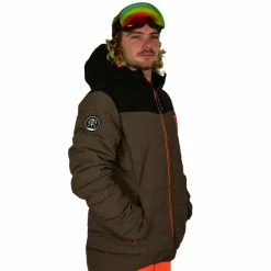 Vestes De Ski WATTS GOOLD CARBON KAKI 22 Vert -Vêtements hiver Homme Soldes 9 98677 goold carbon kaki 1goold w0313 03