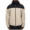 Vestes De Ski 686 M GLCR GORE HYDRSTSH SYNC JKT PUTTY CLRBLK 22 Beige / Noir