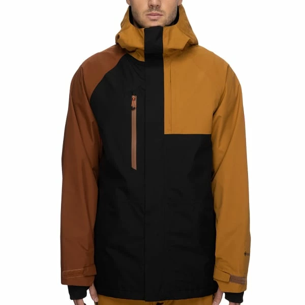 Vestes De Ski 686 M GLCR GORE-TEX CORE JKT GOLDEN BROWN CLRBLK 22 Marron / Noir 3 Vestes De Ski 686 M GLCR GORE-TEX CORE JKT GOLDEN BROWN CLRBLK 22 Marron / Noir