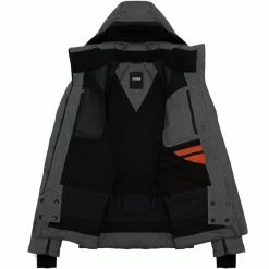 Vestes De Ski COLMAR STELVIO M DOWN SKI JKT BLACKBOARD 22 Gris / Noir -Vêtements hiver Homme Soldes 9 98895 stelvio m down ski jkt blackboard 1076 8wm 95 03