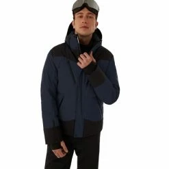 Vestes De Ski COLMAR CHAMONIX M DOWN SKI JKT BLUE BLACK 22 Bleu / Noir