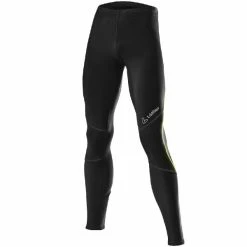 Collants De Ski LÖFFLER M TIGHTS THERMO BLACK/LIGHT GREEN 23 Noir
