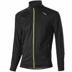 Vestes De Ski LÖFFLER M JACKET ALPHA WS LIGHT BLACK/NEON YELLOW 22 Noir