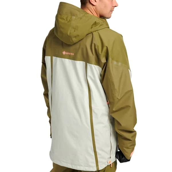Vestes De Ski BURTON M GORE BREAKER ANORAK MARTINI OLIVE/SILVER GREEN 22 Beige / Vert 4 Vestes De Ski BURTON M GORE BREAKER ANORAK MARTINI OLIVE/SILVER GREEN 22 Beige / Vert – Image 2