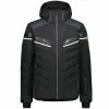 Vestes De Ski CMP MAN JKT ZIP HOOD BLACK 22 Noir