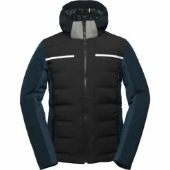 Vestes De Ski CAPRANEA AVALOQ MEN JKT DARK SHADOW 22 Bleu / Noir / Blanc